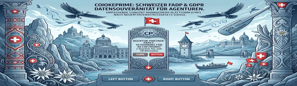 nFADP & GDPR konform: Der Cookie-Banner, der Ihre Kunden versteht – So meistern Sie die strengen Schweizer Datenschutzanforderungen